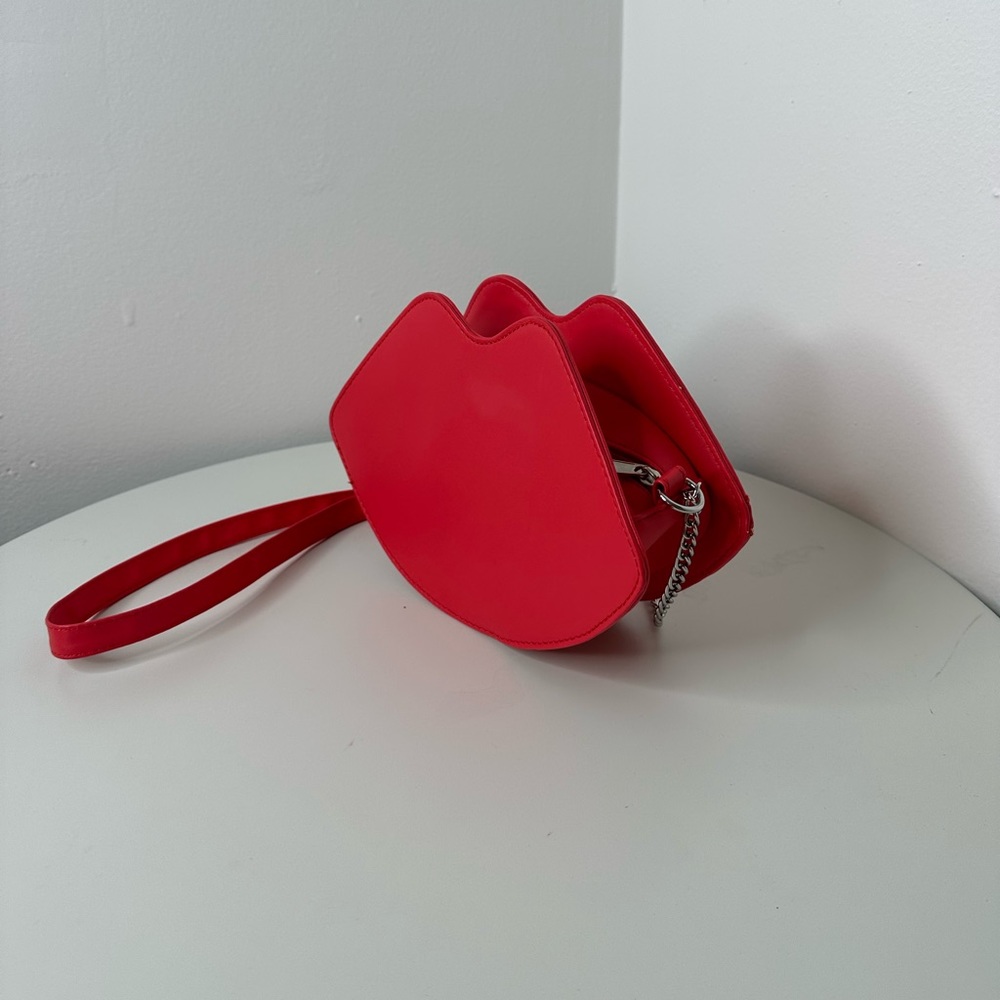 H&M Red Lip Shaped Crossbody Bag